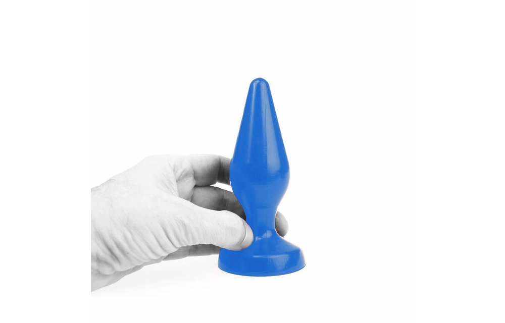 Buttplug Klassieke Plug Blauw 10.5-13.5-15.5-18.5-20-24 cm