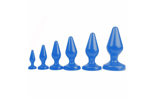 Buttplug Klassieke Plug Blauw