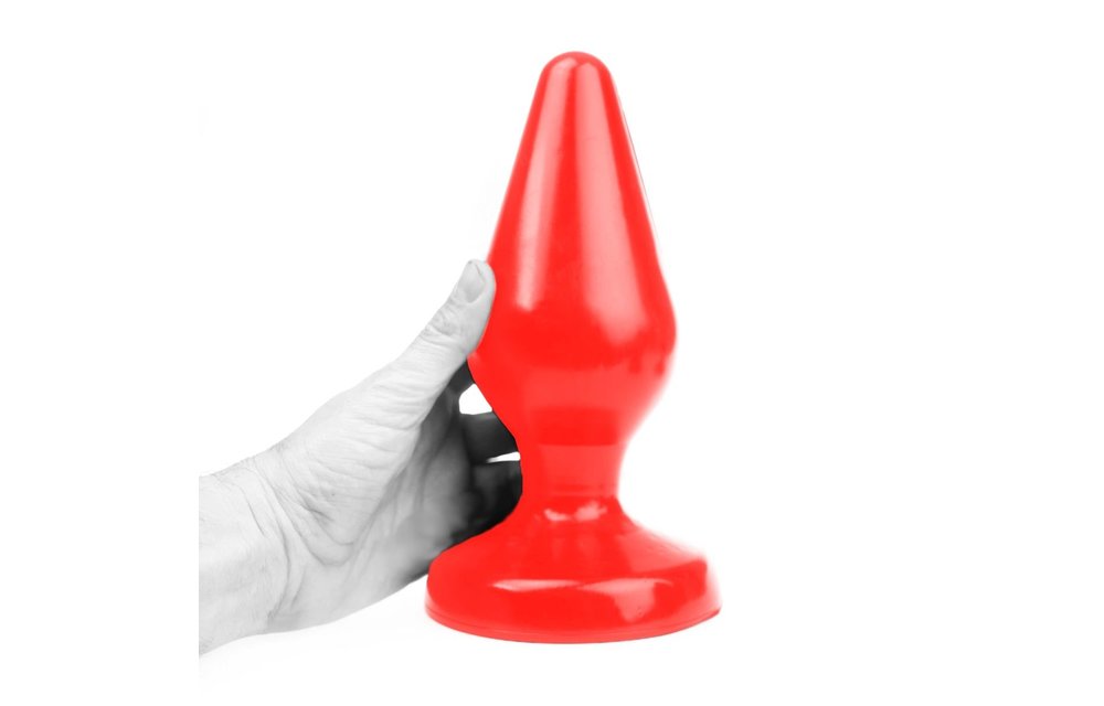 Butt plug Classic Plug Red 10.5-13.5-15.5-18.5-20-24 cm