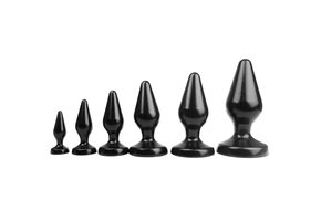 Analplug Klassischer Plug Schwarz 10,5-24 cm | Sicheres PVC Europa