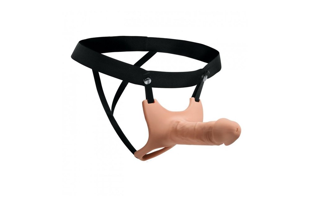 Siliconen Holle Strap-on Dildo 26x4 cm – Breder & Langer