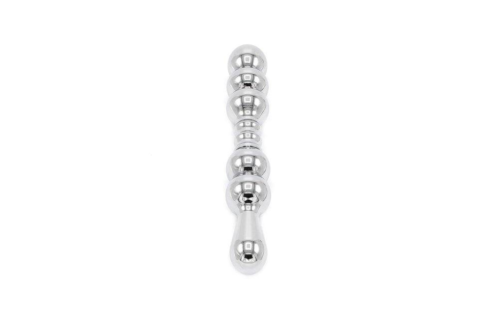 Dildo Fancy Aluminium 18 cm – Ribbels & Bollen, Anaal/Vaginaal
