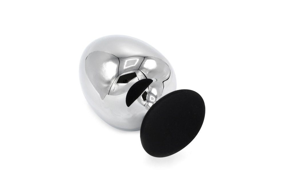 Anal Plug Big-S Sucker 14.5 cm | Large Steel Butt Plug