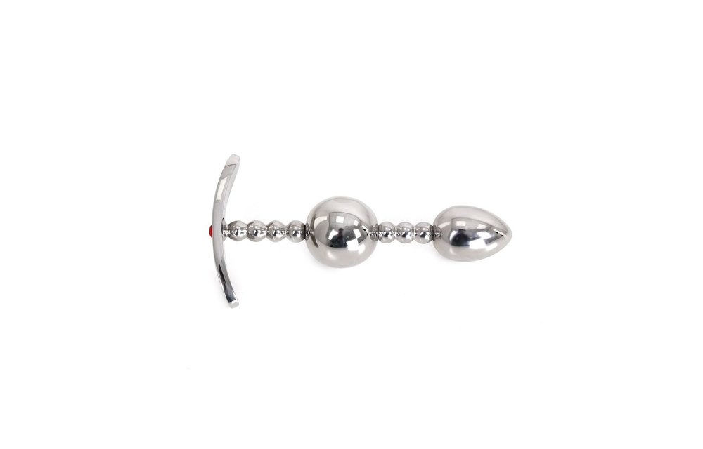Anal Plug Fancy 13.5 cm - Adjustable with 1 or 2 balls