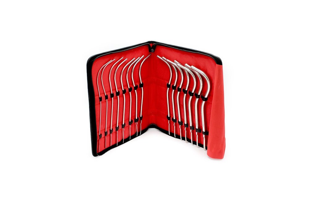 Kiotos Dilatorset Deluxe – 15 Größen Edelstahl