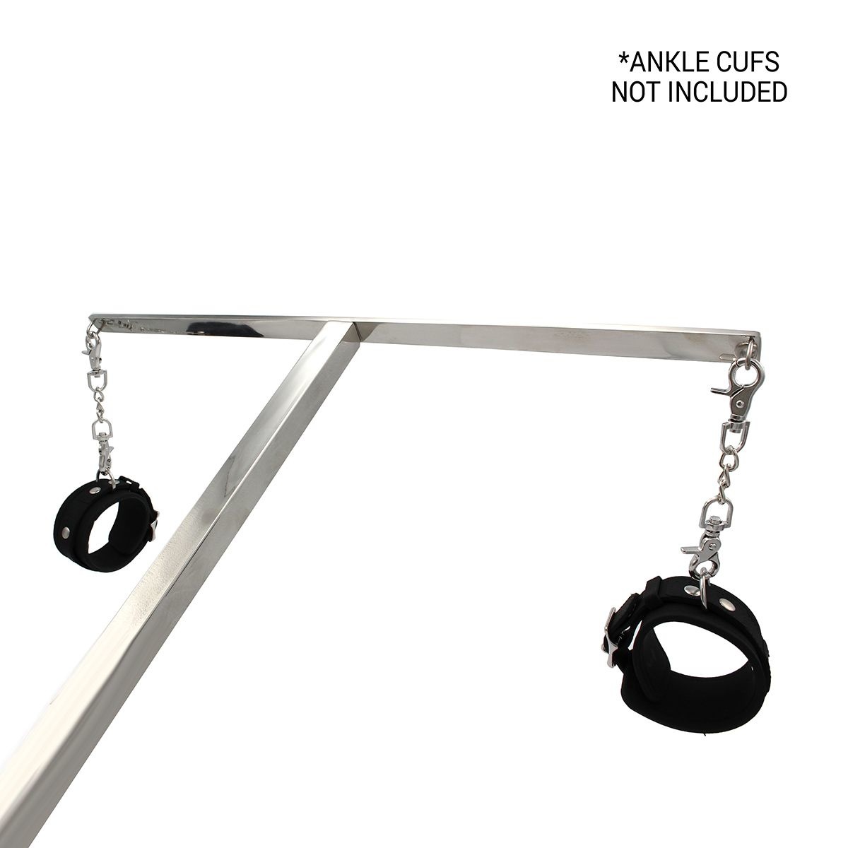 Spreader Bar RVS voor Dildo & Enkelboeien – Verstelbaar & Sterk