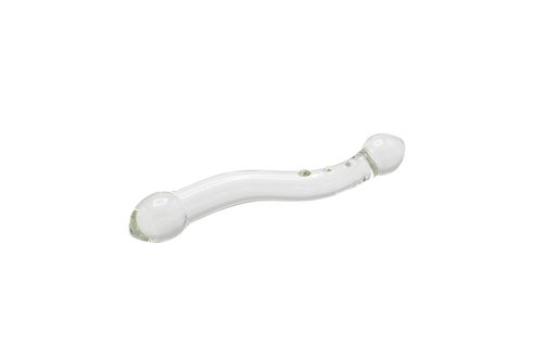 Glass Dildo Smooth Duo 21 cm – Warm & Cold Fun
