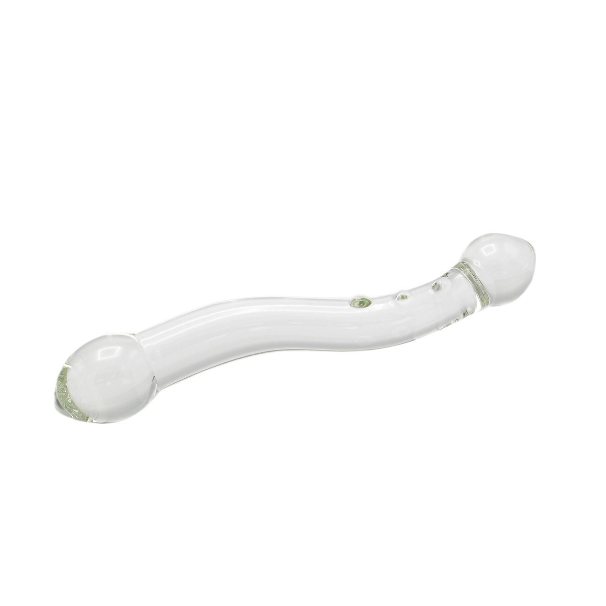 Glass Dildo Smooth Duo 21 x 3.4 cm