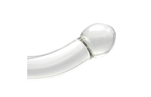 Glass Dildo Smooth Duo 21 cm – Warm & Cold Fun
