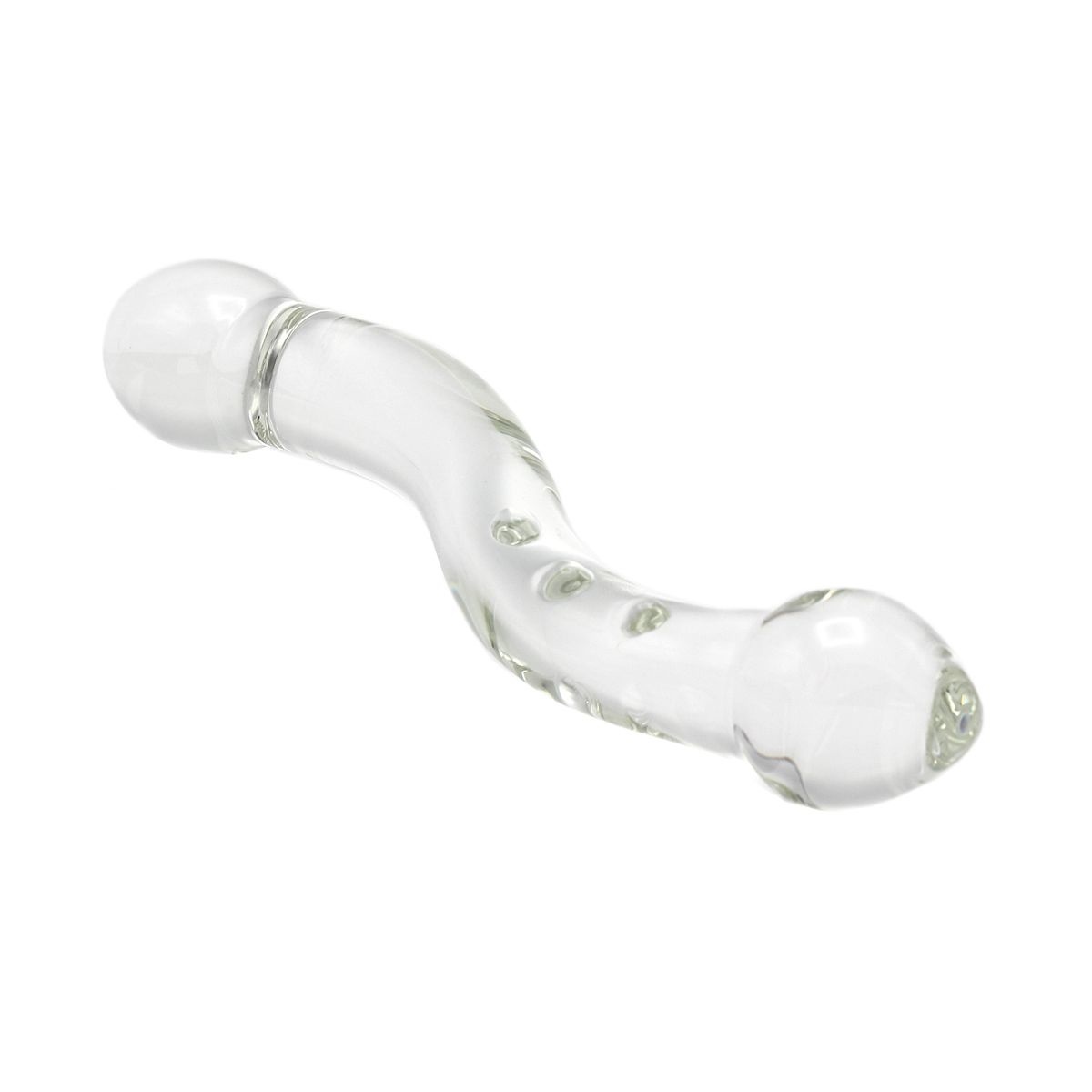 Glass Dildo Smooth Duo 21 x 3.4 cm