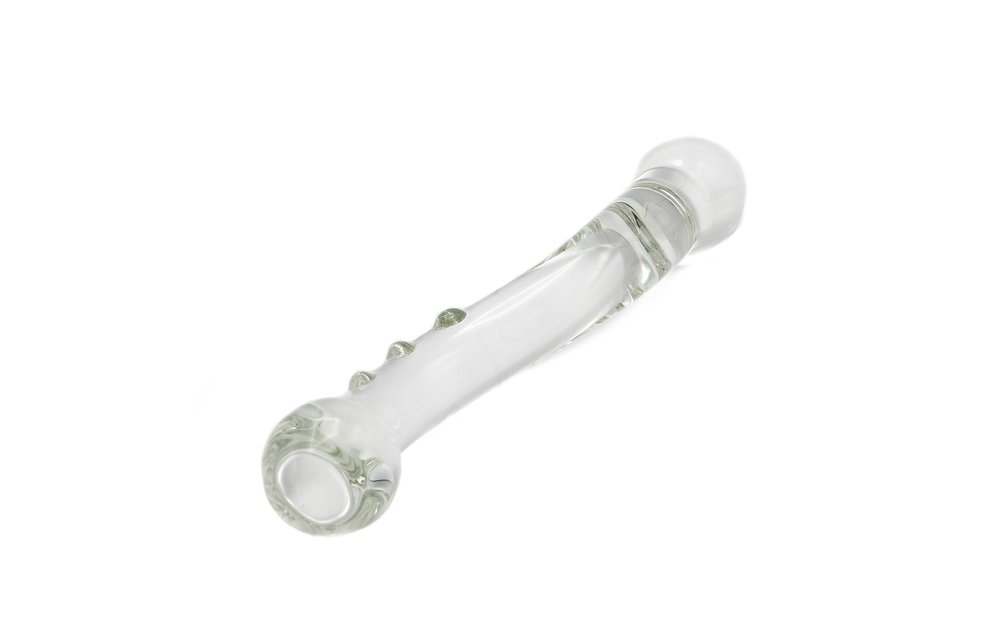 Glazen Dildo Smooth Duo 21 cm – Warm & Koud Speelplezier