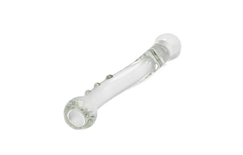 Glazen Dildo Smooth Duo 21 cm – Warm & Koud Speelplezier