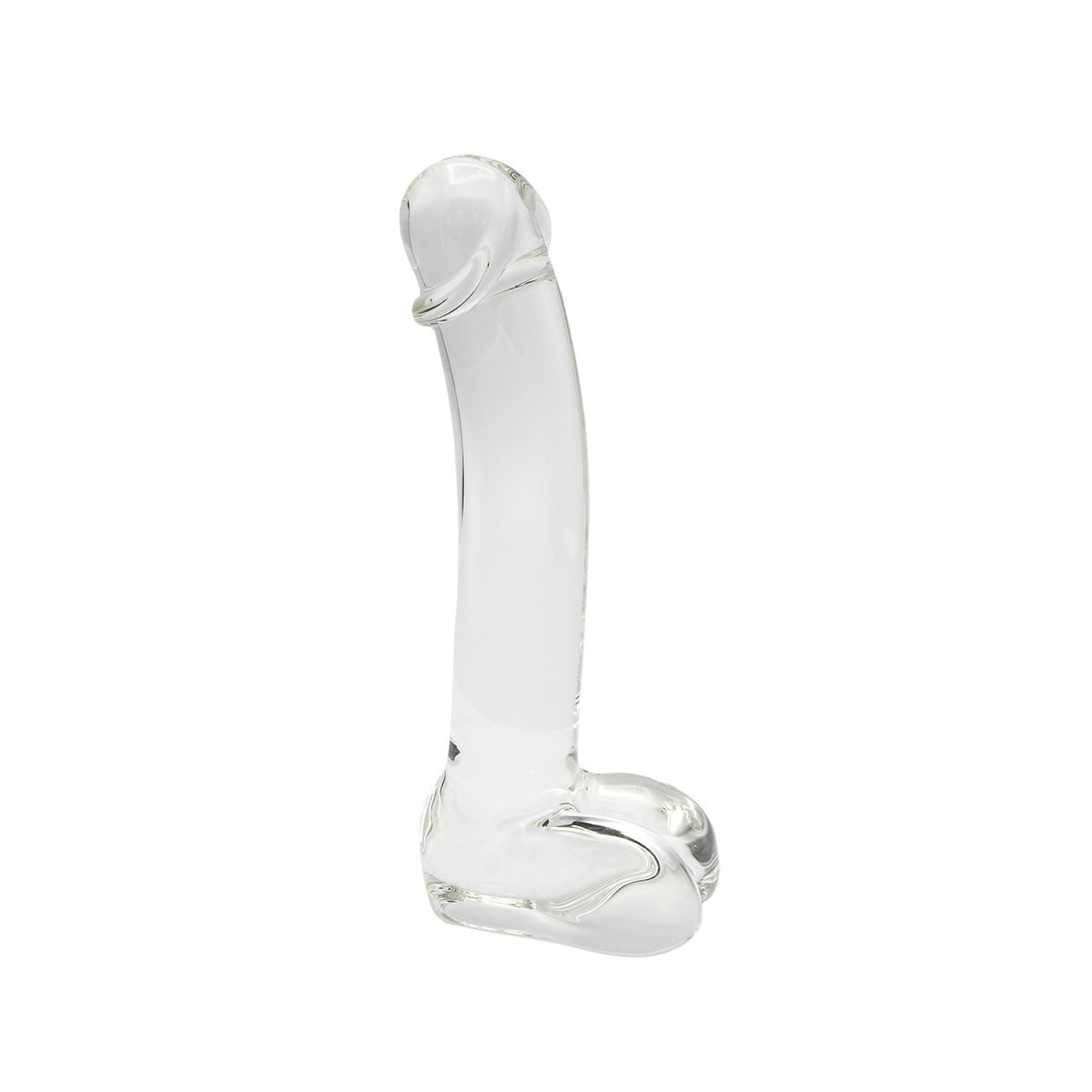 Glazen Dildo Gladde Penis 17 x 3,2 cm