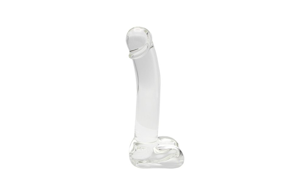 Glass Dildo Smooth Penis 17 cm – Hot & Cold Fun