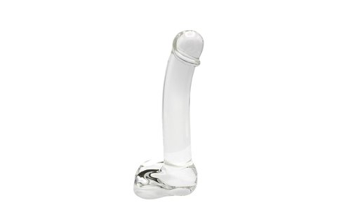 Glass Dildo Smooth Penis 17 cm – Hot & Cold Fun