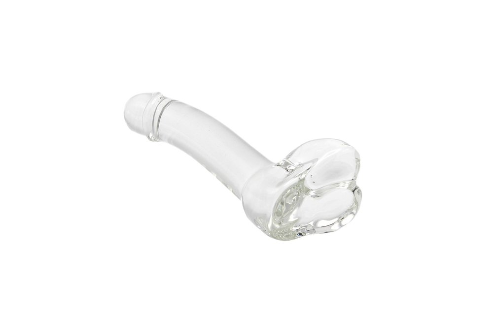 Glazen Dildo Gladde Penis 17 x 3,2 cm
