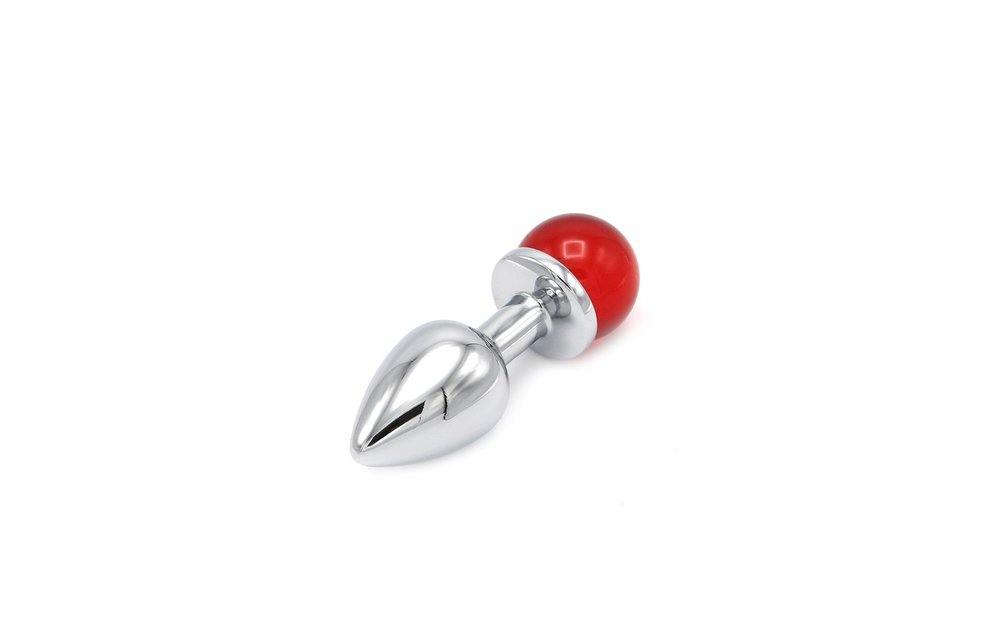 Buttplug Bal Met Juweel 8,8 cm – Heavy-Duty Metaal Sex Toy