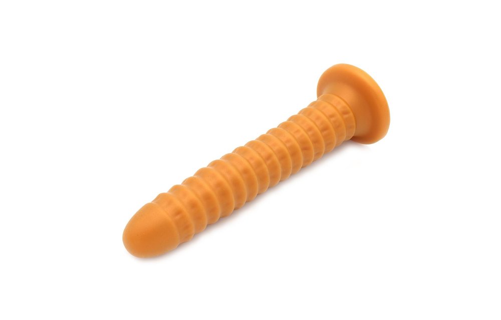 Dildo Goldplay Geriffelt 25-40 cm | Weiches, elastisches Silikon