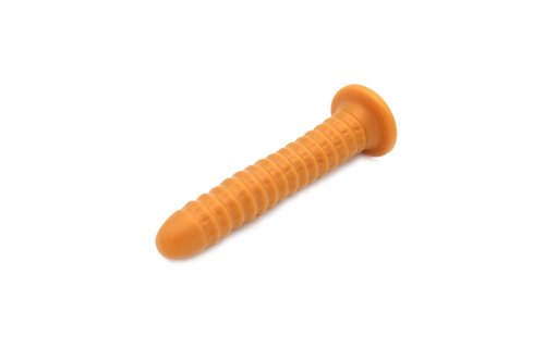 Dildo Goldplay Geribbeld 46 cm | Zacht Elastisch Siliconesafe