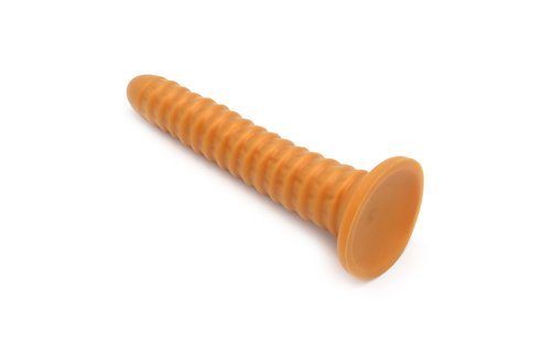 Dildo Goldplay Geribbeld 46 cm | Zacht Elastisch Siliconesafe