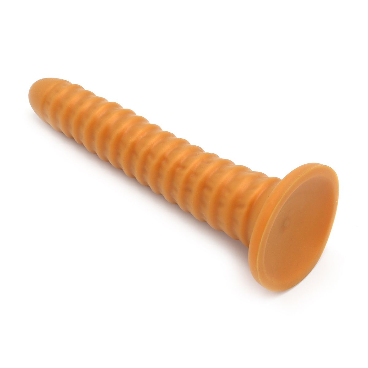 Dildo Goldplay Geriffelt 25-40 cm | Weiches, elastisches Silikon