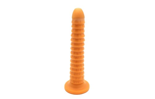 Dildo Goldplay Geriffelt 25-40 cm | Weiches, elastisches Silikon