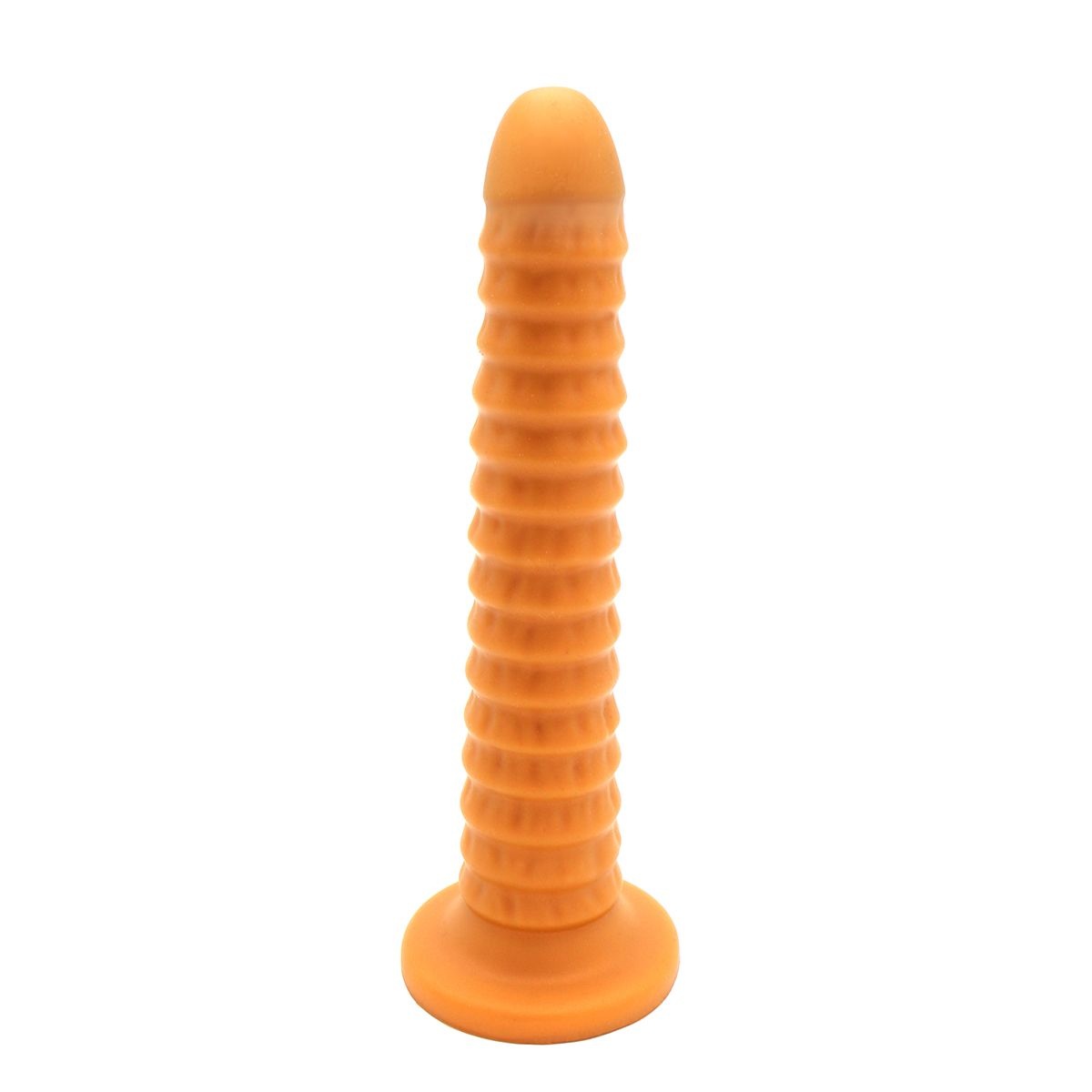 Dildo Goldplay Geribbeld 46 cm | Zacht Elastisch Siliconesafe