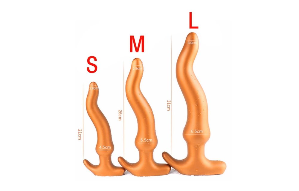 Goldplay Wave Dildo 21-31 cm | Soft, Elastic & Body Safe