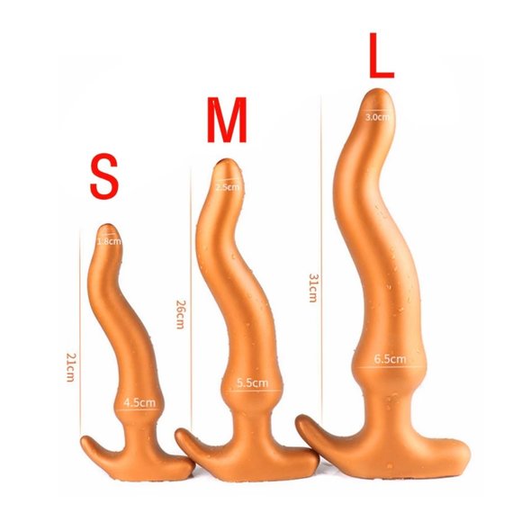 Dildo Goldplay Wave 21-31 cm | Zacht, Elastisch & Body Safe