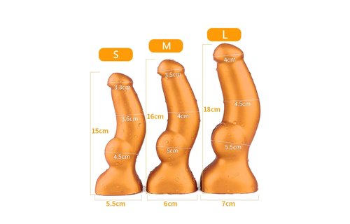 Goldplay Dildo 15-18 cm | Soft Elastic Silicone High Quality