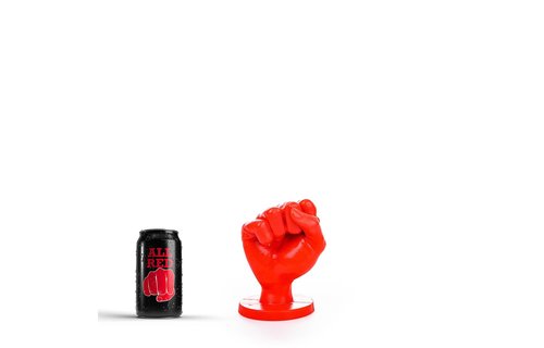 Dildo Champagne Fles – Vuist Neuken Met Zuignap – Zwart/Rood/Blauw