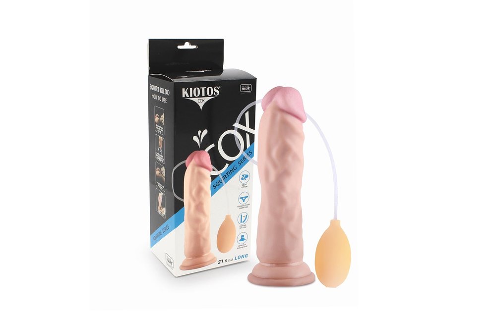 Squirt Dildo 21,6 cm – Realistisch met sterke zuignap