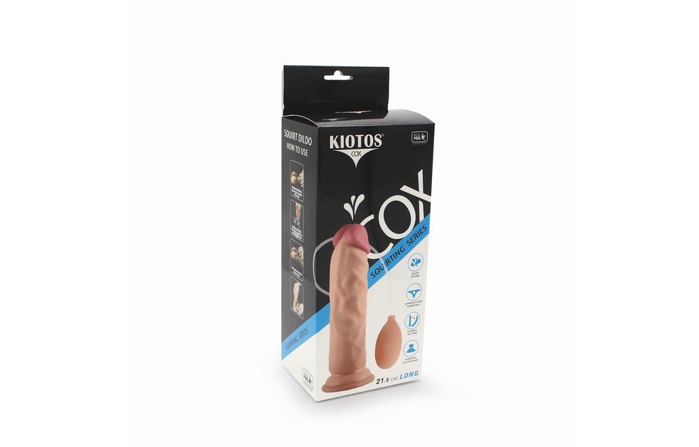 Squirt-Dildo 21,6 cm – Realistisch mit starkem Saugnapf