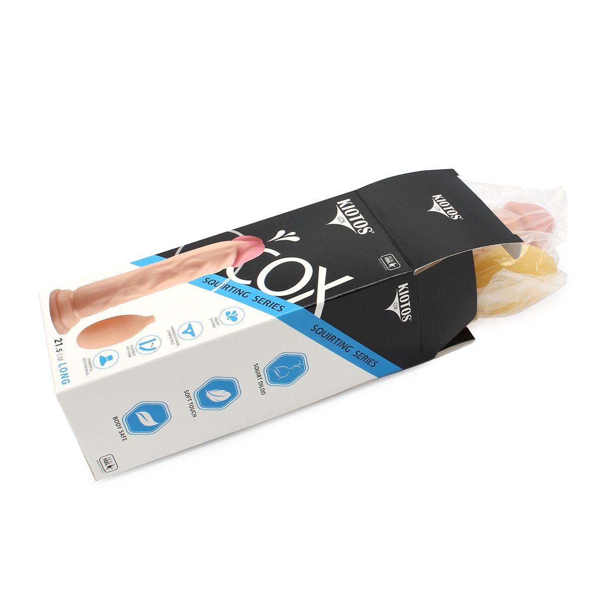 Squirt-Dildo 21,6 cm – Realistisch mit starkem Saugnapf