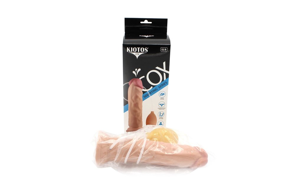 Squirt-Dildo 21,6 cm – Realistisch mit starkem Saugnapf