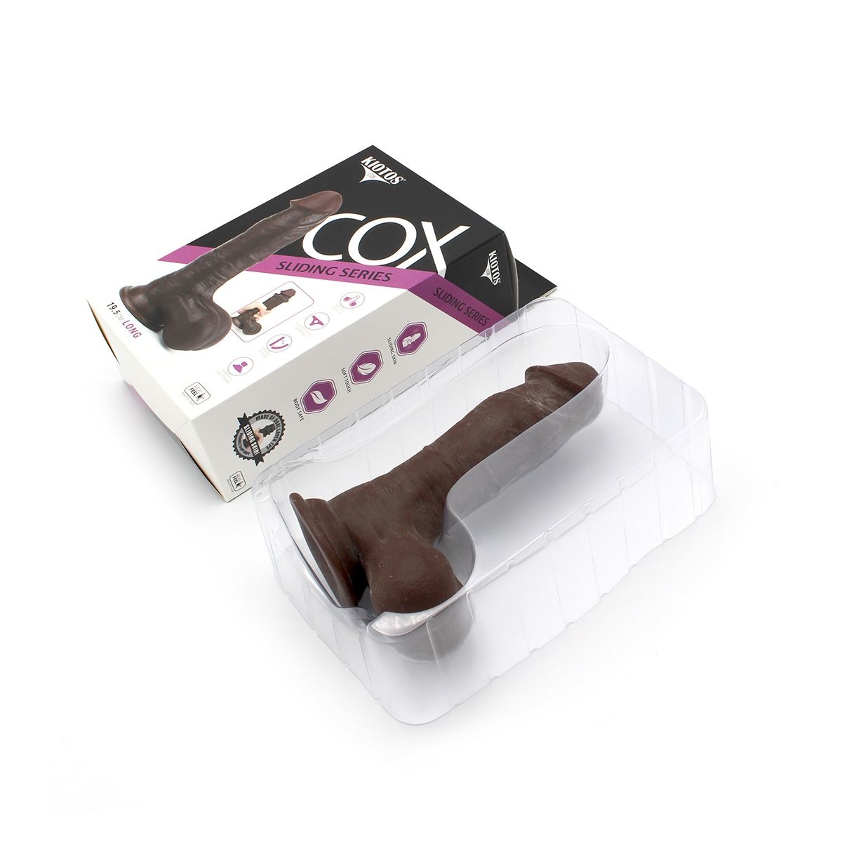 Sliding Skin Dildo 19.5-24 cm | Realistic & Bendable