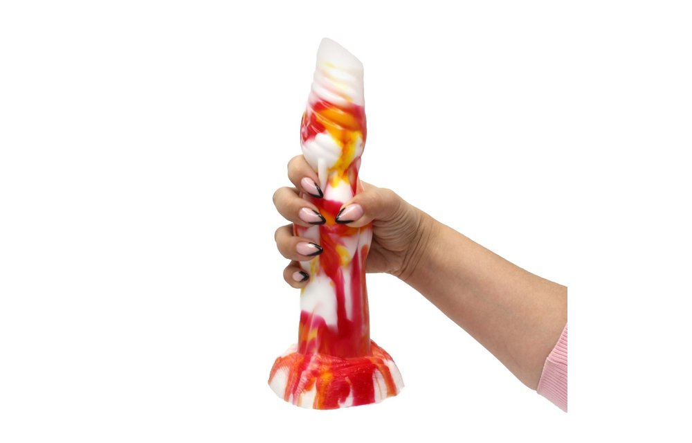Dildo Paard 25,5 cm | Silicone Paardenpenis Tie Dye