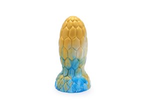 Dildo Alien Egg 17,5 cm – Silikon, Tie Dye, Anal- und Vaginalplug