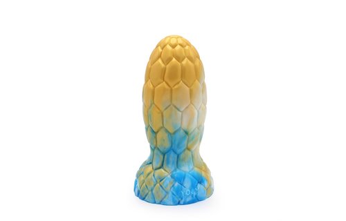 Dildo Alien Egg 17,5 cm – Silikon, Tie Dye, Anal- und Vaginalplug