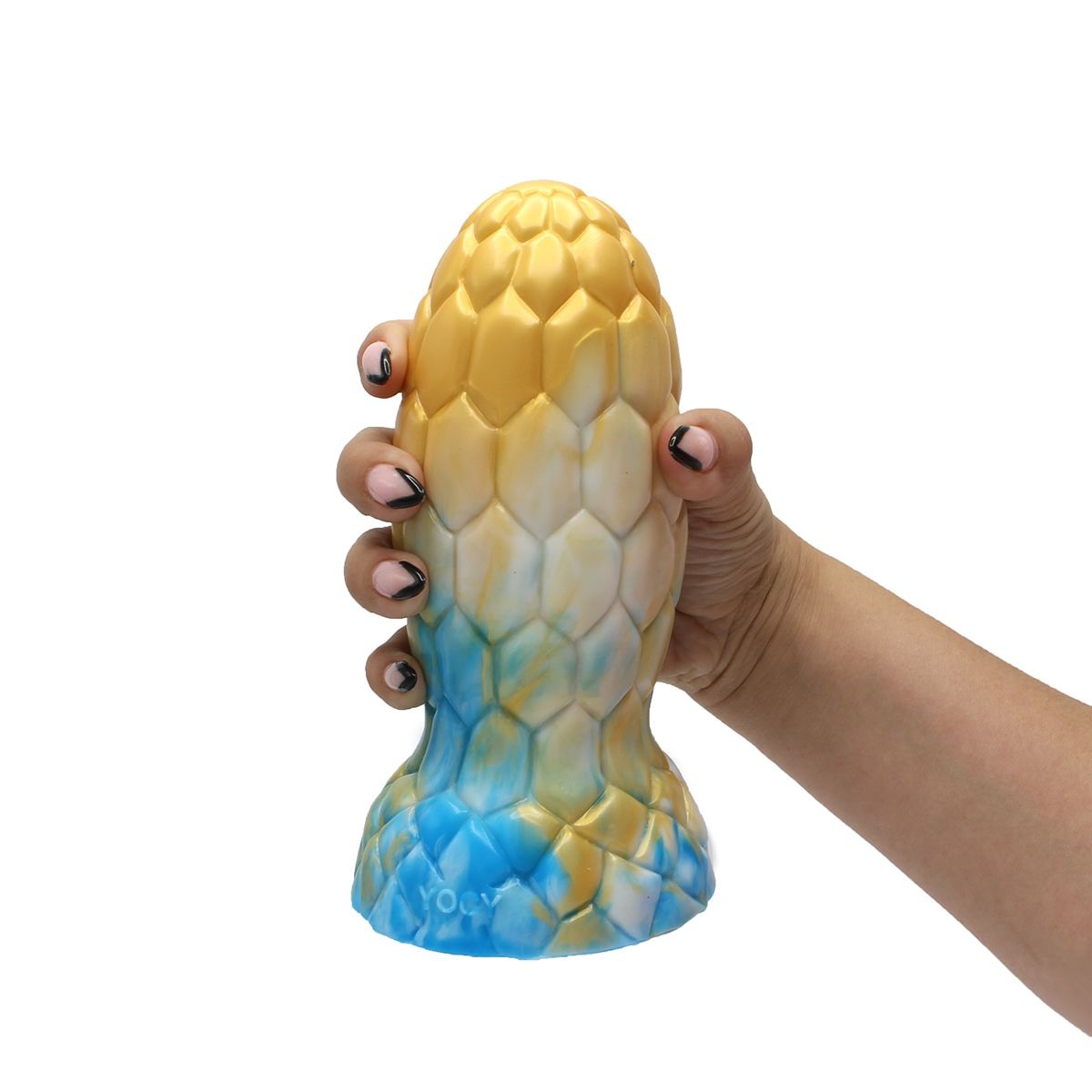 Dildo Alien Egg 17,5 cm – Silikon, Tie Dye, Anal- und Vaginalplug