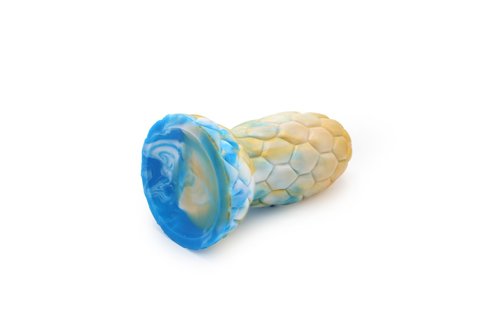 Dildo Alien Egg 17,5 cm – Silikon, Tie Dye, Anal- und Vaginalplug