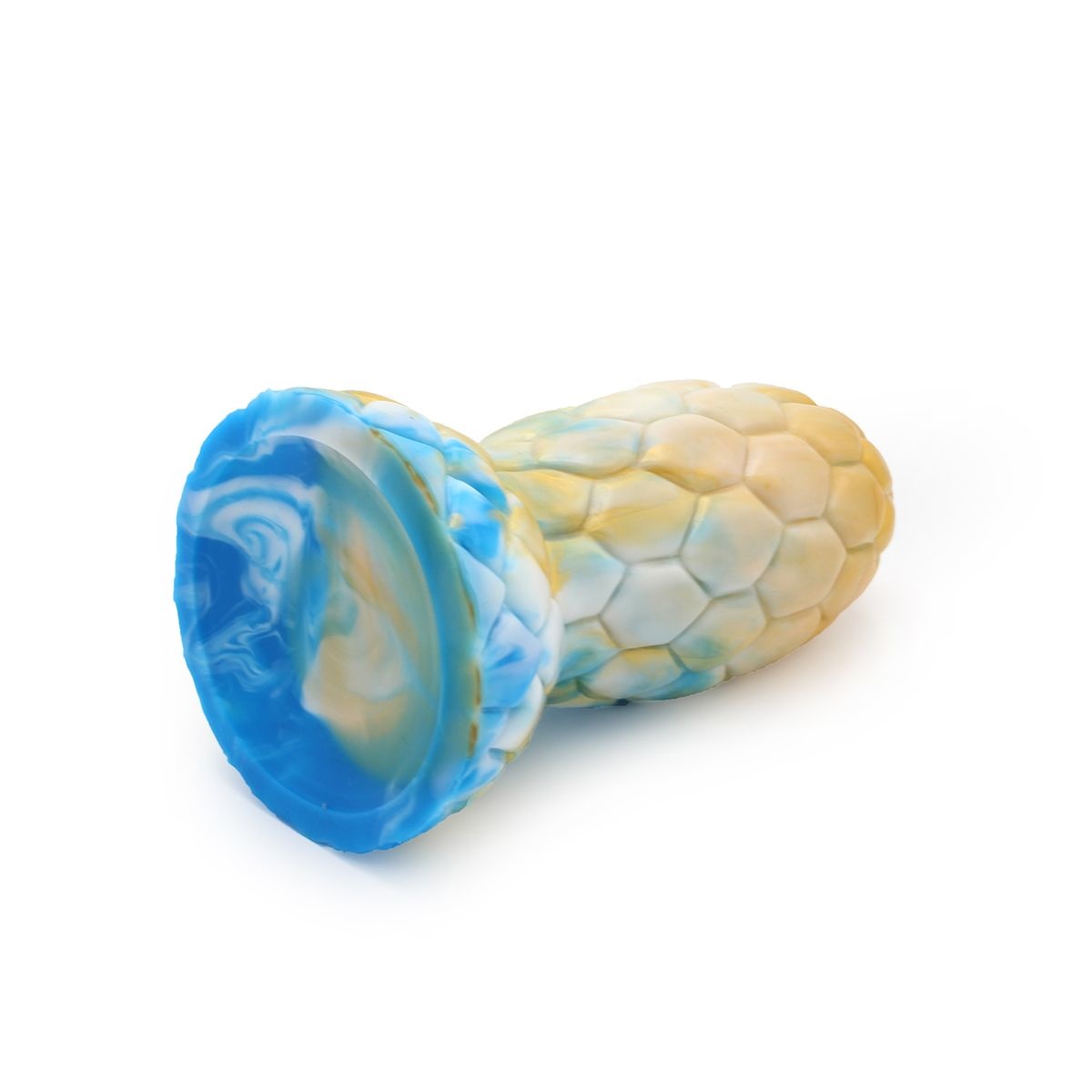 Dildo Alien Egg 17,5 cm - Silicone, Tie Dye, Anale & Vaginale Plug