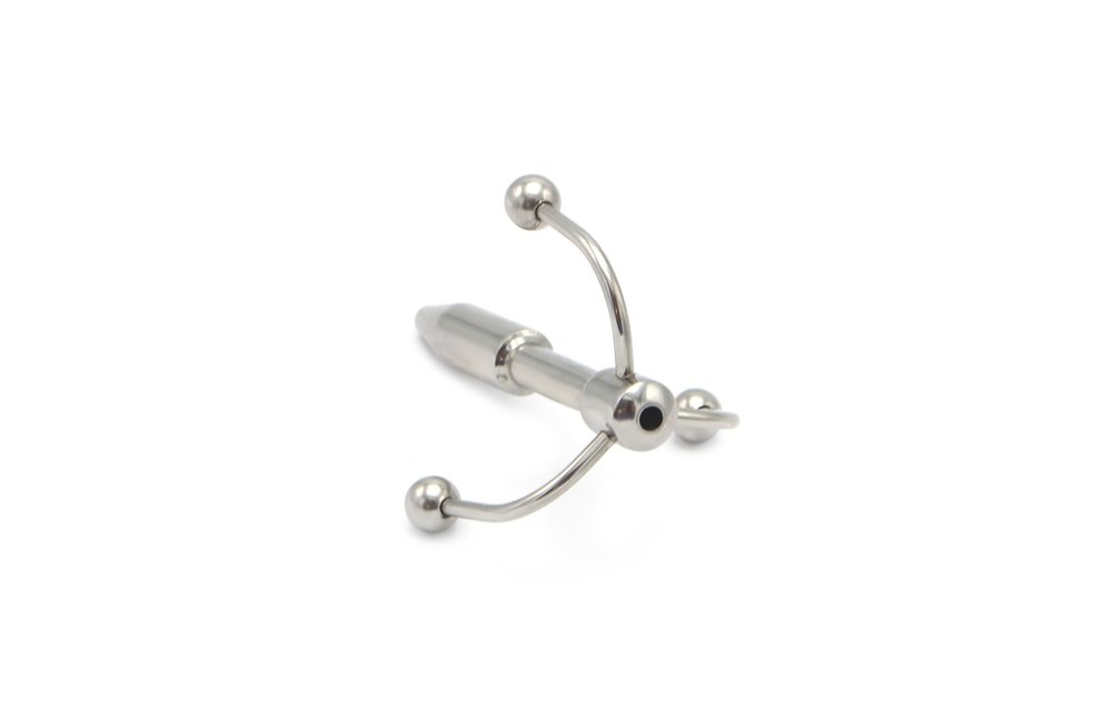 Edelstahl-Penisplug mit Greifhaken – Einzigartig & komfortabel