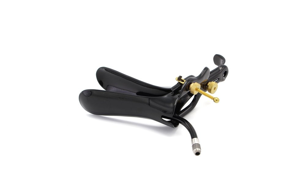 Speculum Black & Gold - Adjustable Surgical Steel
