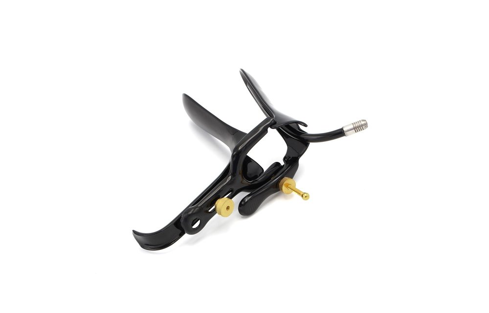 Speculum Zwart & Goud - Verstelbaar Chirurgisch Staal