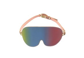 Rainbow Vegan PU Leather Blindfold | Durable & Comfortable