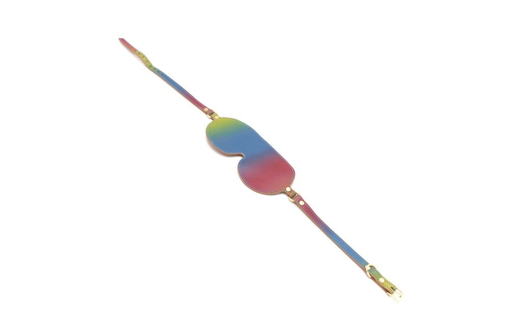 Blinddoek Regenboog Vegan PU-leer | Duurzaam & Comfortabel