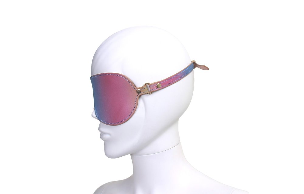Rainbow Vegan PU Leather Blindfold | Durable & Comfortable