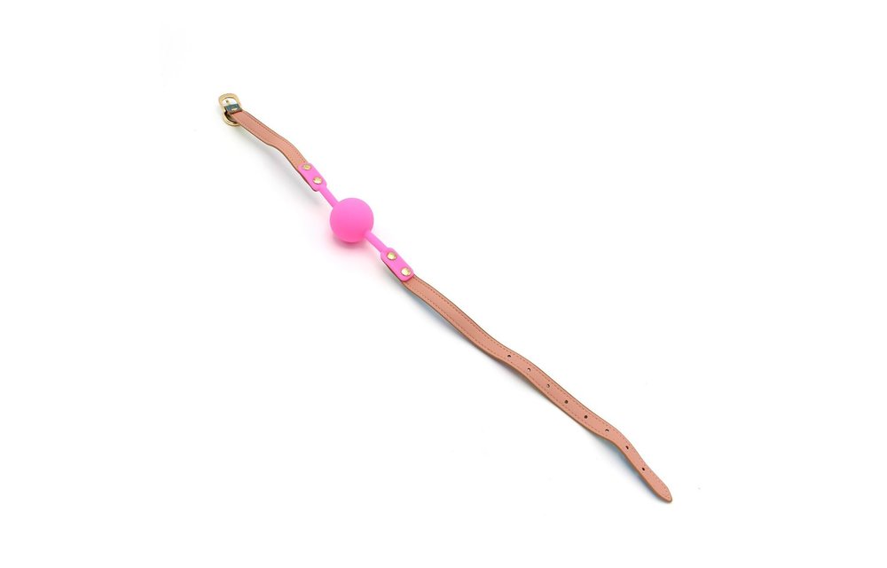 Ball Gag Regenboog Veganistisch PU-Leder | Duurzaam & Must-Have