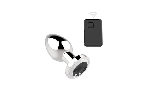 Butplug Remote Controlled Stainless Steel